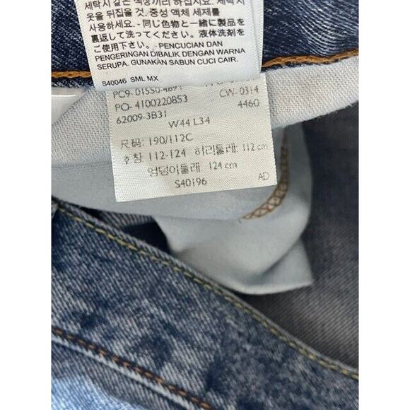 Levi's 550 Jeans Mens 44x34 Straight Leg Medium Wash Denim High Rise Blue - Picture 7 of 8